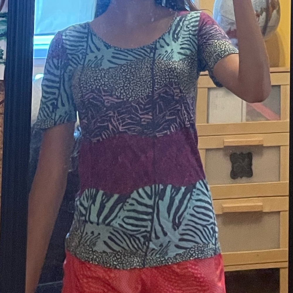 Patterned T-shirt